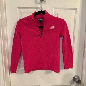 The North Face Kids Bright Pink Fleece Hoodie